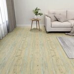 vidaXL Dalles de plancher autoadhésives 20Pièces PVC 1 86 m² marron clair