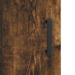 vidaXL Buffet chêne fumé 69 5x34x90 cm bois d'ingénierie