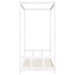 vidaXL Cadre de lit pour enfants blanc 90x190 cm bois de pin massif