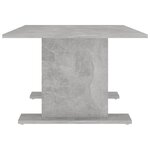 vidaXL Table basse gris béton 103 5x60x40 cm bois d'ingénierie