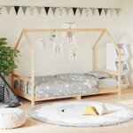 vidaXL Cadre de lit pour enfants 90x200 cm bois de pin massif