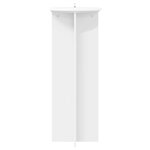 vidaXL Support de Plante 2 pièces Blanc Ø40 x 100 cm Bois d'ingénierie