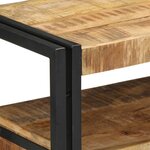 vidaXL Table console Marron 90 x 33 x 75 cm bois de manguier massif