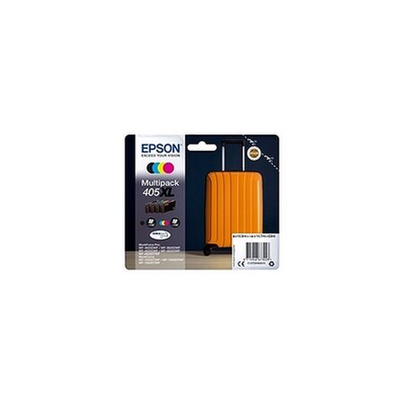 Epson 405xl - pack de 4 cartouches d'encre noire et couleurs epson valise c13t05h64010