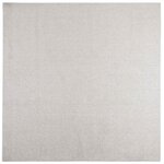 vidaXL Tapis de surface HUARTE Crème et gris 240 x 240 cm Polyester