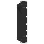 vidaXL Pieds de table basse en U 2 pièces Noir 70 x (42-43) cm Acier
