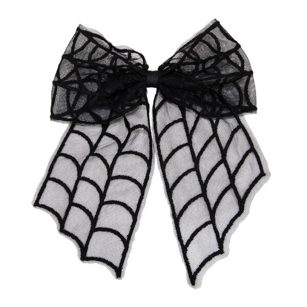 Noeud Cheveux Halloween Noir