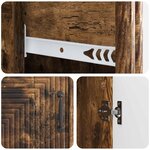 vidaXL Buffet Chêne fumé 66 x 34 5 x 89 5 cm Bois d'ingénierie