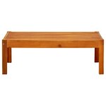 vidaXL Table de jardin 85x57x29 cm Bois d'acacia massif