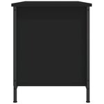 vidaXL Meuble TV Noir 100x40x50 cm Bois d'ingénierie