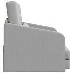 vidaXL Canapé-Lit Gris nuage 65 x 80 x 83 cm tissu