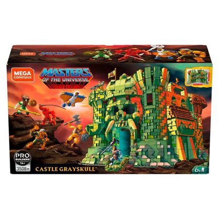 Mega construx les maîtres de l'univers château forteresse de grayskull - 3508 pieces