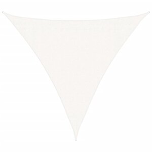 vidaXL Voile d'ombrage 160 g/m² Blanc 3x3x3 m PEHD