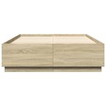 vidaXL Cadre de lit sans matelas chêne sonoma 120x200 cm