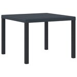 vidaXL Ensemble de salle à manger pour jardin 3 Pièces Anthracite