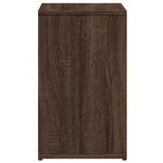 vidaXL Tables d'appoint 2 Pièces chêne marron 50x30x50 cm bois ingénierie