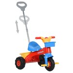 vidaXL Tricycle pour enfants avec poignée pour parents Multicolore