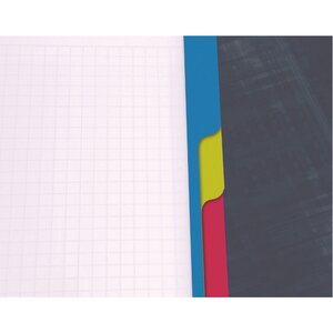 Cahier spirale Clairefontaine Linicolor Intensive - A4 petits carreaux 180  pages 90g