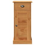 vidaXL Meuble de Salle de Bain VIGO marron miel 37 5 x 34 x 80 cm