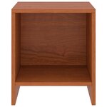 vidaXL Tables de chevet 2Pièces Marron miel 35x30x40cm Bois de pin massif