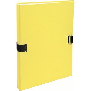 Chemise extensible fibres papier 100  recyclées coloris jaune x 10 EXACOMPTA