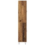 vidaXL Haut Armoire Bois Ancien 69 5 x 34 x 180 cm Bois d'ingénierie