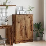 vidaXL Bibliothèque vieux bois 82 5x30 5x115 cm bois d'ingénierie