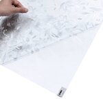 vidaXL Film pour fenêtre dépoli motif de fleurs 90x500 cm PVC