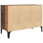 vidaXL Meuble TV Marron 69.5 x 30 x 50 cm Bois d'ingénierie