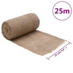 vidaXL Rouleau de jute 0 25x25 m 100 jute 200 g/m²