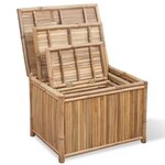 vidaXL Boîte de rangement 3 Pièces Bambou