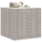 vidaXL Boîtes de rangement pliables 4 Pièces 32x32x32 cm tissu intissé