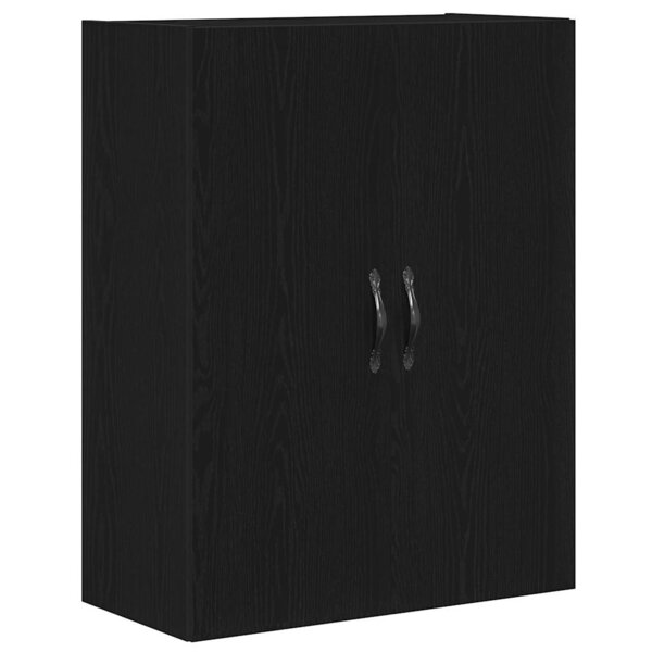 vidaXL Meuble mural Chêne noir 69 5 x 34 x 180 cm Bois d'ingénierie