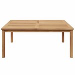 vidaXL Table basse Marron 110 x 110 x 45 cm Bois de teck massif
