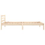 vidaXL Cadre de lit sans matelas bois massif de pin 100x200 cm