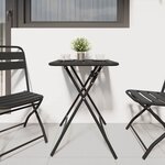vidaXL Table bistrot Anthracite 55 x 55 x 72 5 cm