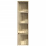 vidaXL Armoire d'angle Chêne sonoma 33x33x132 cm Bois d’ingénierie