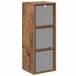 vidaXL Buffet avec tiroir Bois ancien 25 5 x 22 x 69 5 cm
