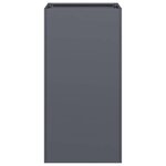 vidaXL Jardinière anthracite 40x40x80 cm acier laminé à froid