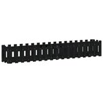 vidaXL Lit surélevé de jardin design de clôture 200x30x30cm pin massif