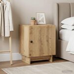 vidaXL Cabinet de chevet 2 pc Chêne artisanal 43 x 34 5 x 50 cm