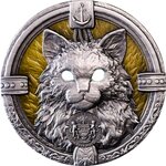 THE SHIP'S CAT 2 Once Argent Monnaie 2000 Francs CFA Gabon 2025