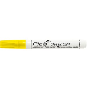 Pica classic marqueur industriel à peinture 2- 4 mm rond jaune