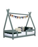 Lit cabane enfant NAKANA 120 x 180 vert sauge