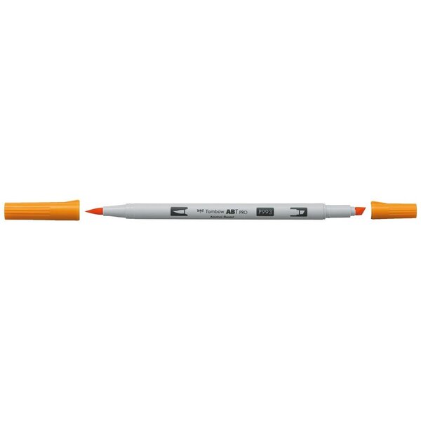 Marqueur Base Alcool Double Pointe ABT PRO 993 orange chrome x 6 TOMBOW