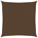 vidaXL Voile d'ombrage 160 g/m² Marron 4 5x4 5 m PEHD