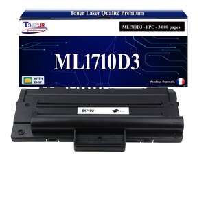 T3AZUR - Toner compatible avec Samsung ML1710D3 pour Samsung SCX4016 SCX4100 SCX4116 SCX4216 SCX4216F SF560 SF565 SF565P SF750 SF754P SF755P