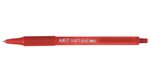 Stylo à bille rétractable Soft Feel Clic grip pointe moyenne rouge BIC