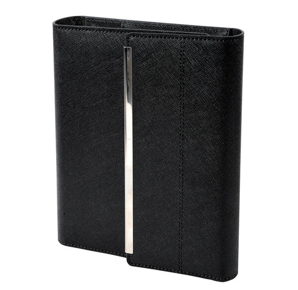 Organiseur de poche Venezia TIMER 17 PRESTIGE Semainier 10x17cm Noir QUOVADIS