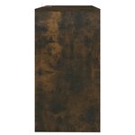 vidaXL Table console chêne fumé 89x41x76 5 cm bois d'ingénierie